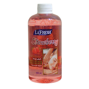 La Fresh Massage Oil Strawberry 500ML